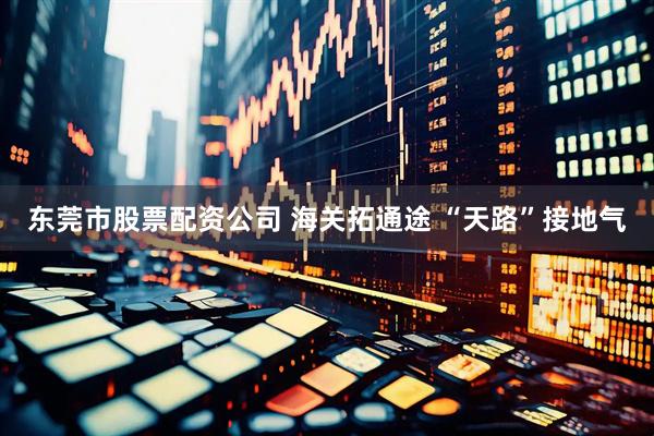 东莞市股票配资公司 海关拓通途 “天路”接地气
